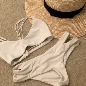 MIKOH white bathing suit top & bottom